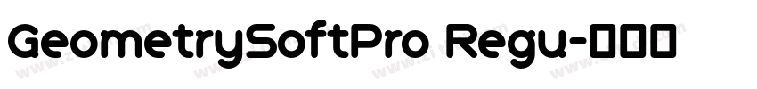 GeometrySoftPro Regu字体转换